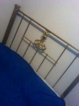 copper double bed