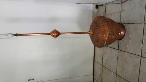 copper lamp