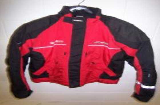 Cordura Scotchlite men039s XXL bikers jacket red and black