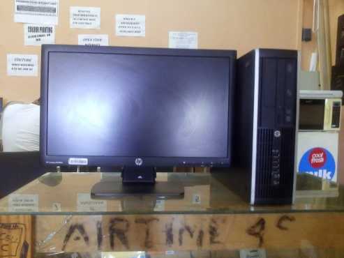 Core i3, 4gb ram, 500gb hdd hp sff pc with 20 inch LED