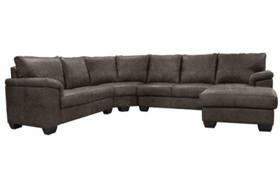 Coricraft - Breen 100 Leather Couch ( Buffed Chocolate )