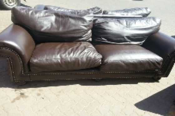 Coricraft couches genuine leather for sale