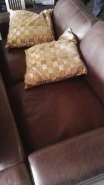 Coricraft leather couch for sale. Style is Chobe. Almost new. 2 Seater.