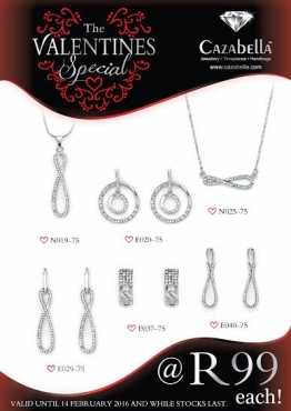 Costume Jewelry- Valentine Specials- all items in pics only R99 each. Stock limited