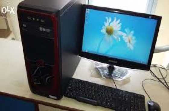 CPU. 2.4ghz, Core 2 duo, 17inch lcd monitor Affordable price,Very nic