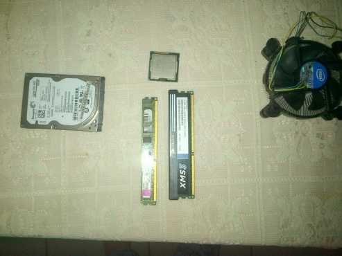 CPU Ram HDDs