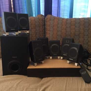 Creative booster and 7 speakers