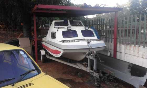 Crusader cathedral cabin boat