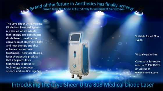 Cryo Sheer Ultra 808 Medical Diode Laser