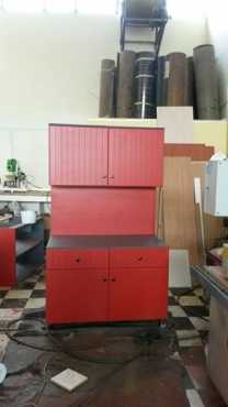 Cupboards, tables, drawers etc