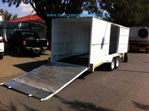 CUSTOM BUILD ENCLOSED CAR TRAILERS.