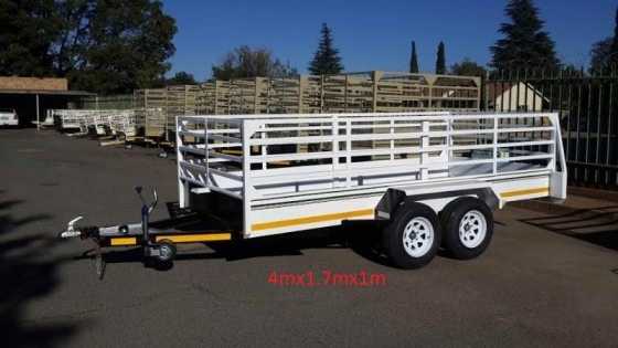 Custom build trailers with papers and SABS approved.