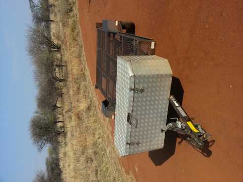 Custom Built Quad Bike Trailer with Ramp and Toolbox