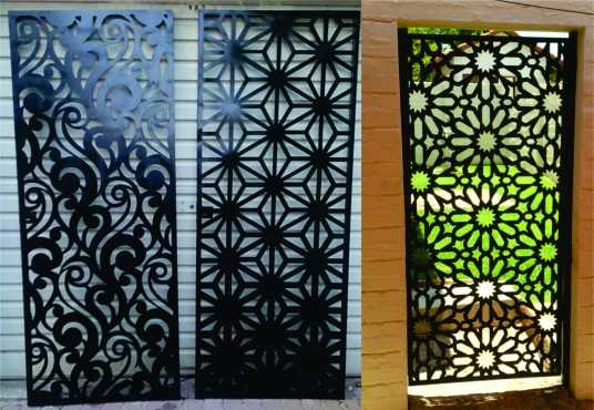 Custom made artistic security gates