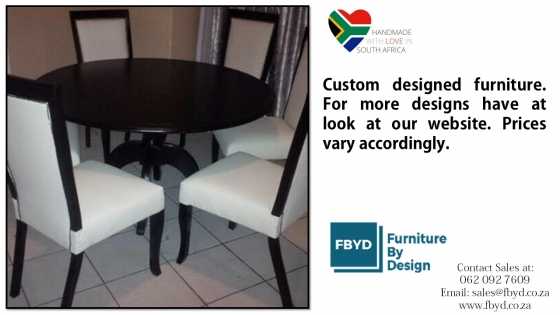 Custom Made Dining Room and Lounge Furniture Sets custom made to order.