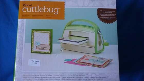 Cuttlebug Paper Embossing machine