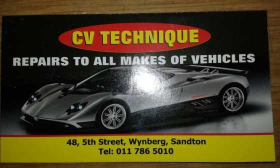 CV Joints , Repairs, Brake pads, All of your car parts and spares Right here