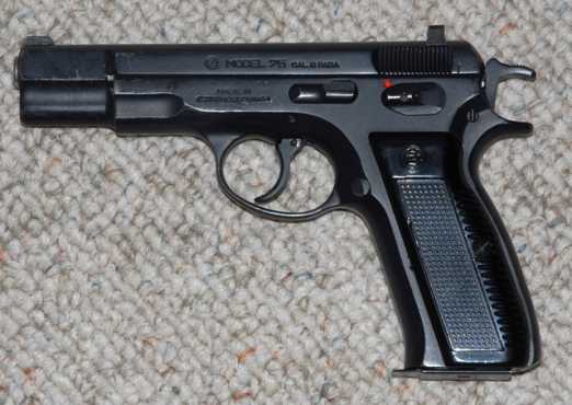CZ75 9mmp Pistol