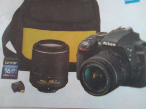 D3300 DSLR Twin Twin VR Lens Camera Bundle