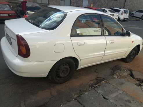 Daewoo Lanos 2001 Model with 4 Doors, Factory AC and CD Player