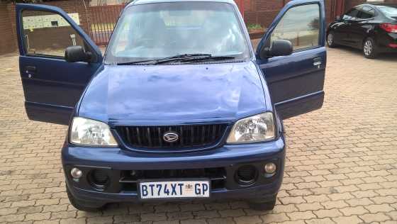 Daihatsu Terios 4X4 engin1.5  PRICE DROPPED TO SELL Weekend