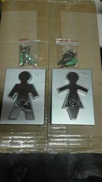 DARK HIS AND HERS KEYHOLDERS