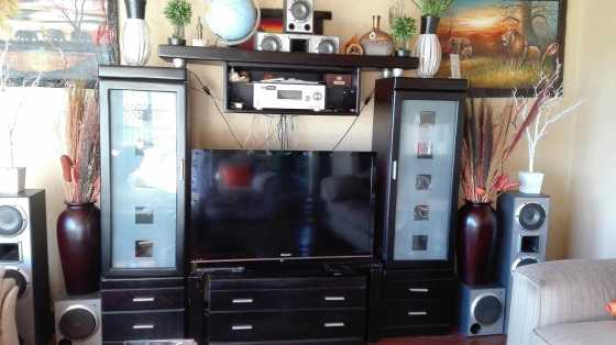 Dark Wood Wall Unit for sale