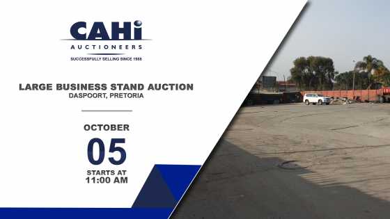 Daspoort, Pretoria - Large Business Stand Auction