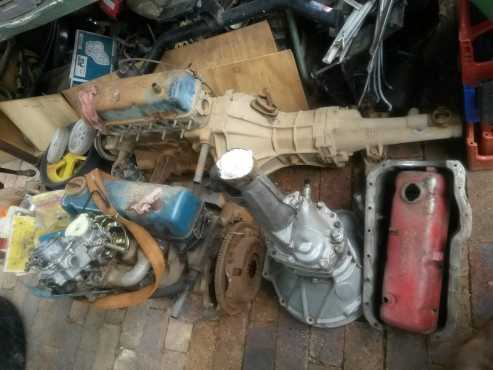 Datsun 1200 engine X 2 and 4 speed gearbox X 2