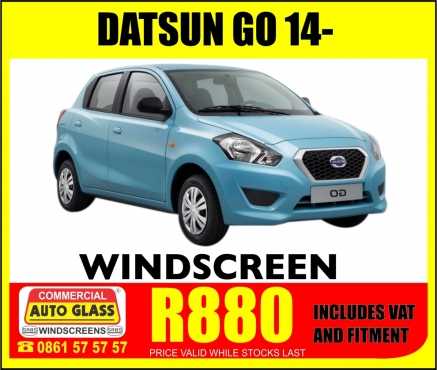 DATSUN  GO WINDSCREEN SPECIAL