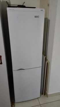 Defy 273L two door fridge with freezer at bottom