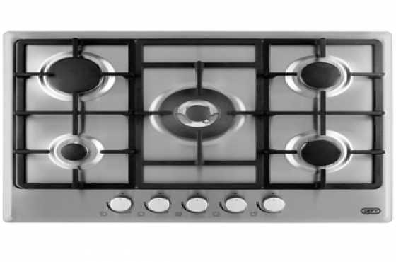 Defy 5 burner gas hob