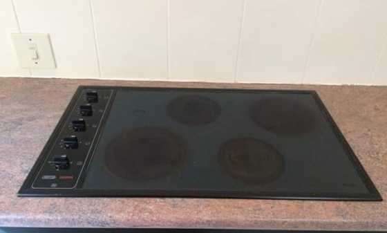 Defy glass top stove