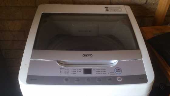 DEFY top loader washing machine