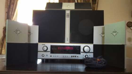 Denon amplifier, Jamo surround sound system te koop