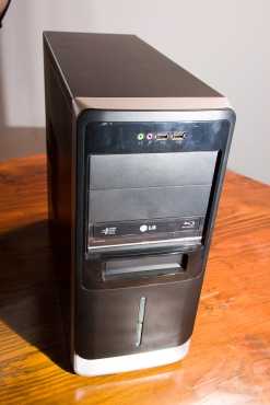 Desktop I5-2500  3.3GHz with 8GB memory, 1.0TB HDD and Blue ray rewriter)