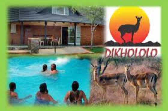 Dikololo Weekend break away for 6 Adults