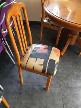 Dining room table and 4 x chairs