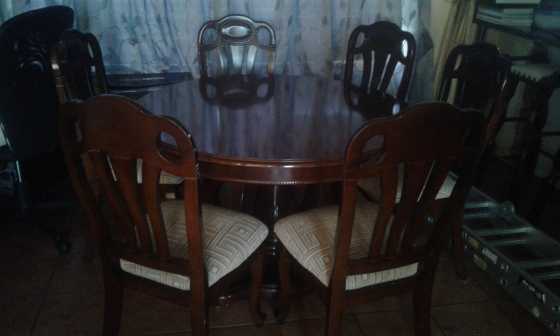 Dining room table and chairs