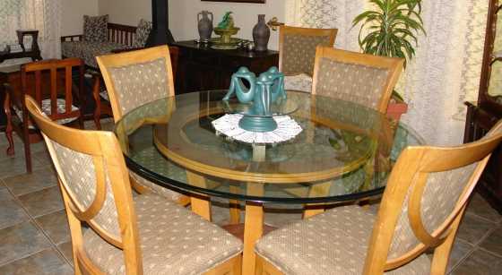 Dinner Glass Table Set