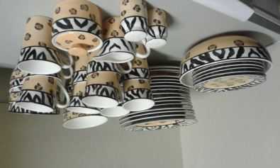 dinner set African design -