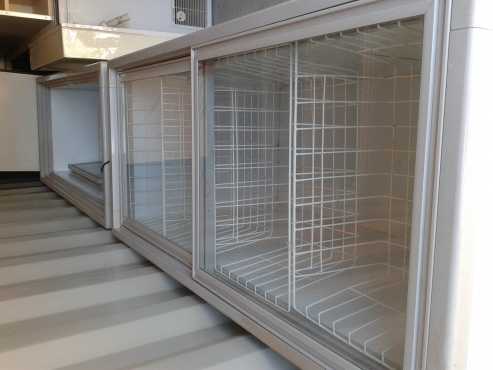 Display Freezers with basket inserts