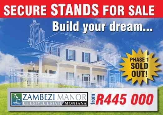 Do NOT WAIT for Later...Get a Stand NOW and Build Your Dream Home