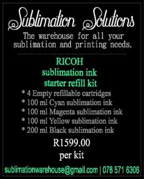 Do you have a RICOH SUBLIMATION PRINTER Are you tired of buying expensive cartridges