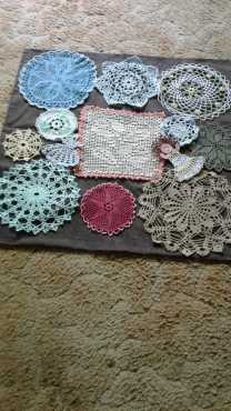 Doilies, Cloths amp Cushion.