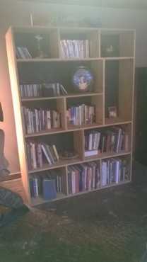 Double sided bookshelfroom divider