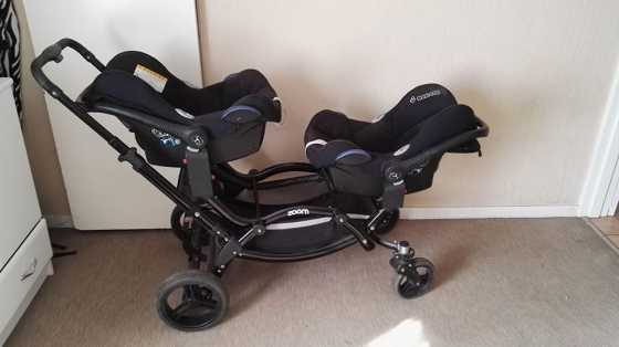 Double zoom pram te koop