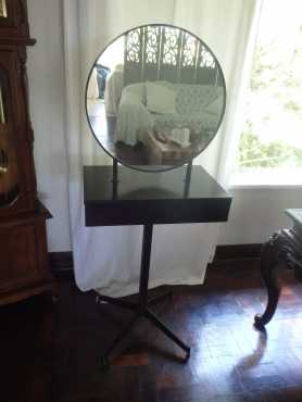 Dressing table with 3 floating shelves amp side table