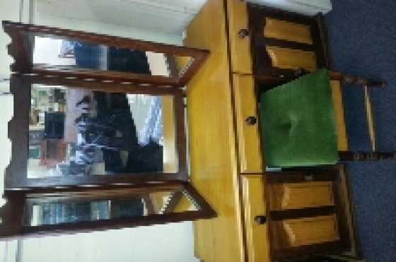 Dressing table with stool for sale