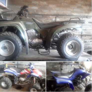 Drie quads te koop